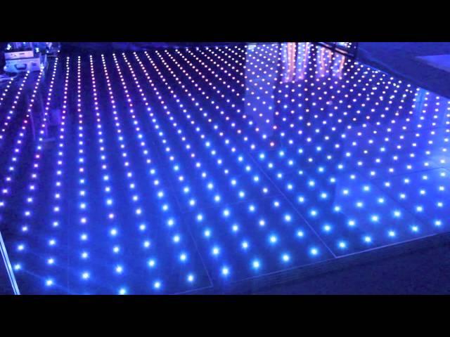 Illuminated LED Pixel RGB Visualisation Dance Floor