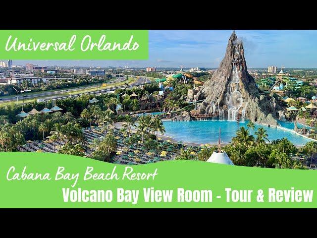 Cabana Bay Beach Resort  - Volcano View Room Tour & Review - Universal Orlando Resort