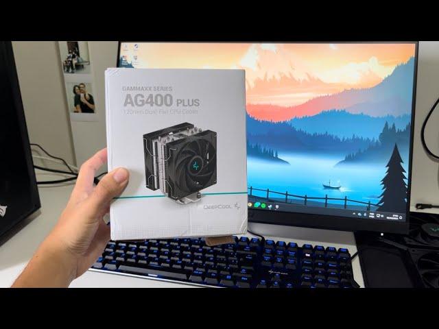 Unboxing + Teste Air Cooler AG 400 Plus Deepcool no ryzen AMD Ryzen 5 5600