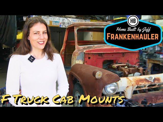 Building cab mounts - 1954 Ford F600 Car Hauler Build part 17