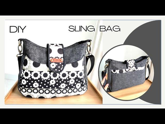 Simple Sling Bag Tutorial | How To Make a Cute Sling Bag For Beginners