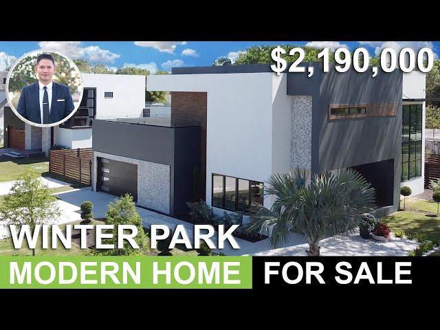 Winter Park Modern Home For Sale | $2,190,000 | Marina Model | Orlando Realtor