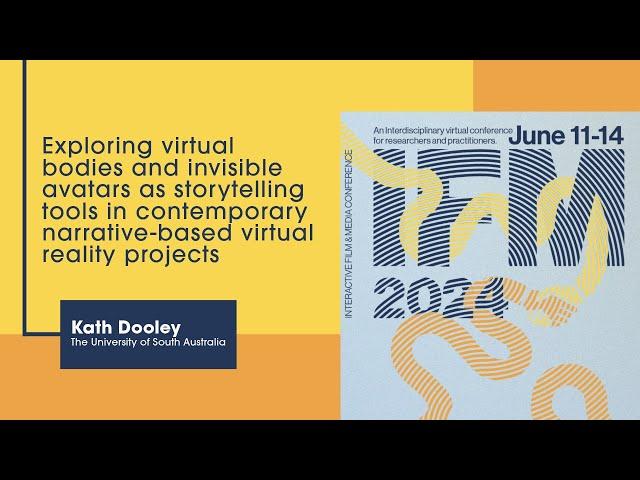 #IFM2024 | "Exploring virtual bodies and invisible avatars (...)" by Kath Dooley