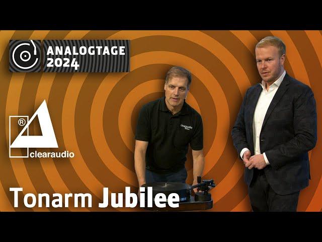 Analogtage 2024 - Clearaudio: Tonarm Jubilee