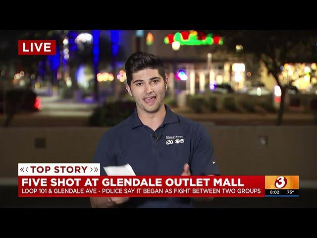 Police investigating what started shooting that left 5 people hurt at Glendale outlet mall