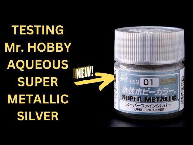 Testing All New Mr Hobby Aqueous Silver - Beautiful Silver Finish !