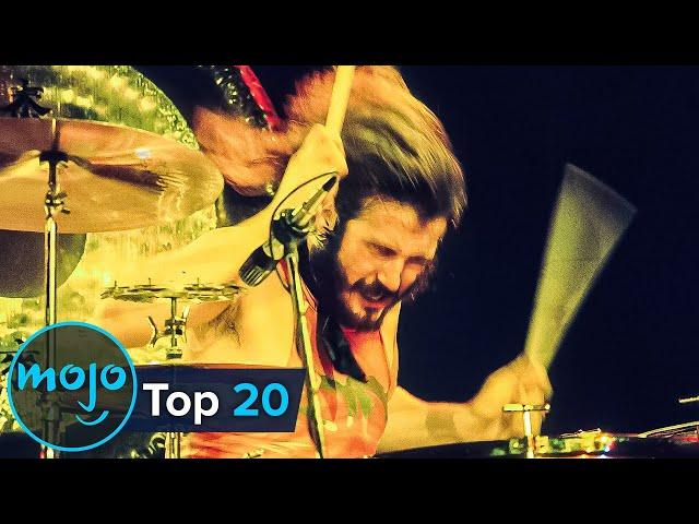 Top 20 Greatest Rock Drummers Of All Time