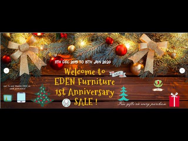 EDEN FURNITURE MARTHANDAM | CHRISTMAS FURNITURE SALE | FREE GIFT WITH EVERY PURCHASE