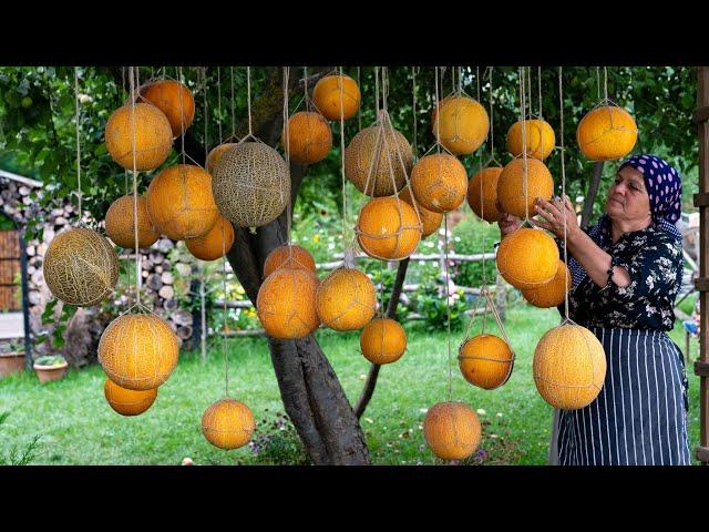 This Is How We Store Melons  for a Whole Year  Without Sugar and Freezing ️