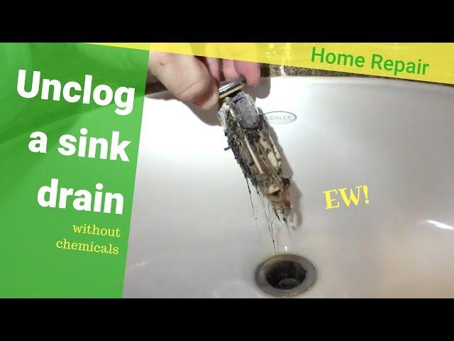 How to Unclog a Sink Drain Without Chemicals - Josh's Garage