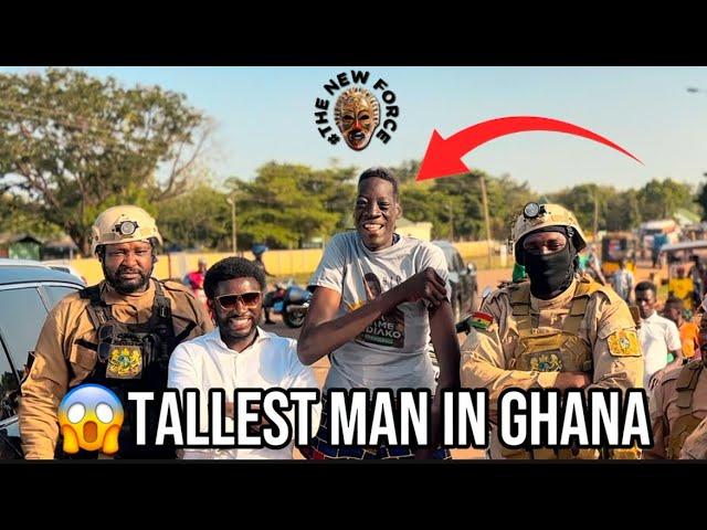 SHOCK‼️CHEDDAR MEETS THE TALLEST MAN IN GHANAMASSIVE DONATION TO A HOSPITAL