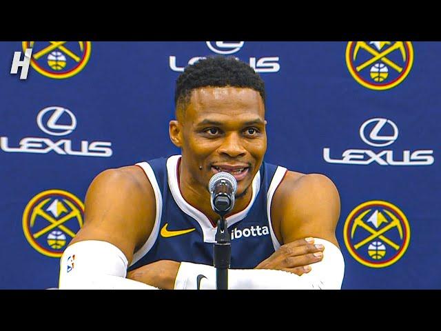 Russell Westbrook FULL Interview - Denver Nuggets | 2024 NBA Media Day