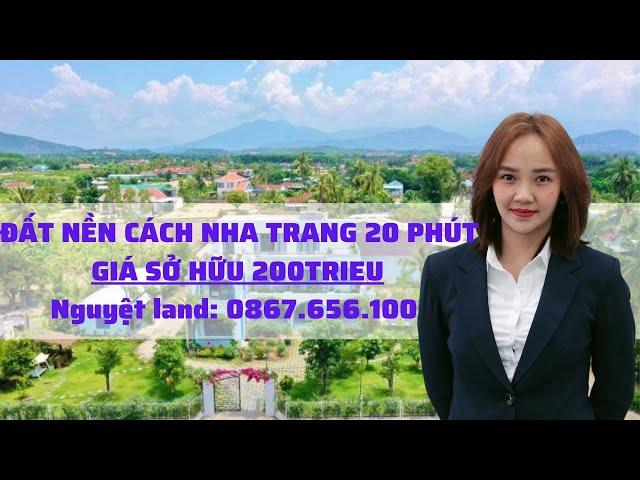 Đất nền giá rẻ cách thành phố Nha Trang 20 phút. Lh [0867.656.100]