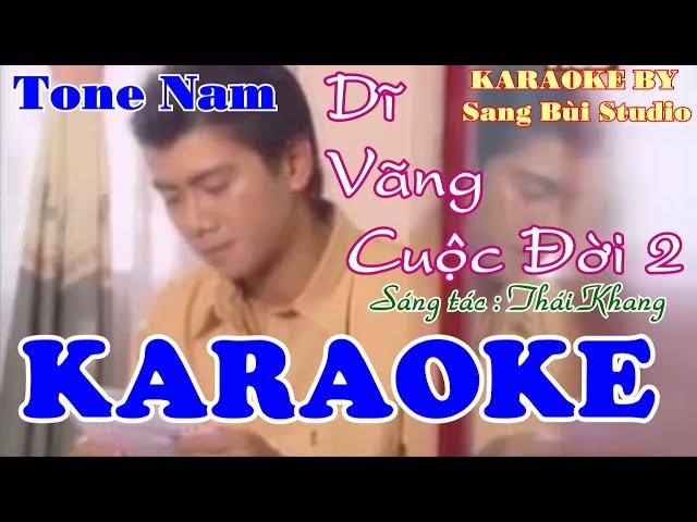 KARAOKE | Dĩ Vãng Cuộc Đời 2 - Trương Đan Huy | Beat phối mới TONE GỐC ( Tone Cm )