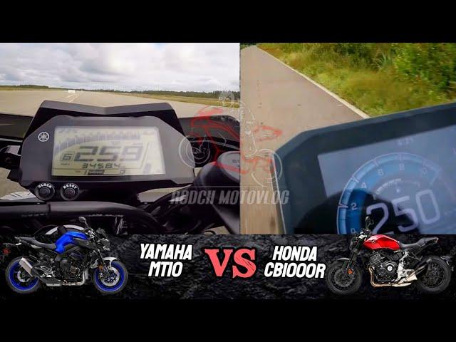 Yamaha MT10 ️ Honda CB1000R | Top Speed Acceleration 