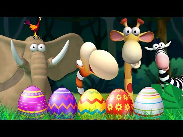 Gazoon | Egg Shaped | Easter Special | Jungle Book Stories | Funny Animal Cartoon For Kids