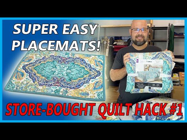 Store-Bought Quilt Hack #1: Make Easy Placemats!