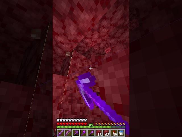 I was searching for Ancient Debris until i found this  | Minecraft #Shorts