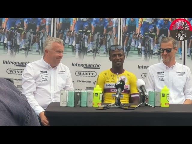 Biniam Girmay Interview On Tour de France 2024 REST DAY - GREEN Jersey More stage Wins and Olympics