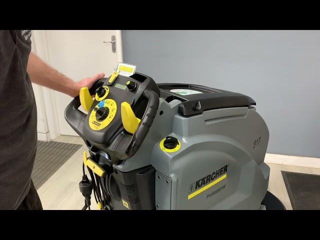 How to Operate & Use a Karcher B40 Battery Floor Scrubber Dryer