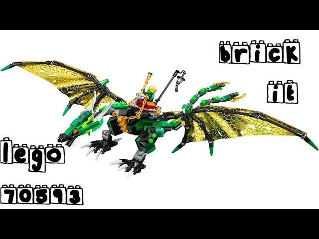 Lego Ninjago Skybound 70593 The Green NRG Dragon Speed Build - Brick It