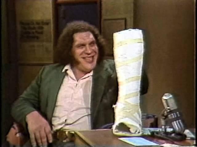 André the Giant on Letterman, January 23, 1984