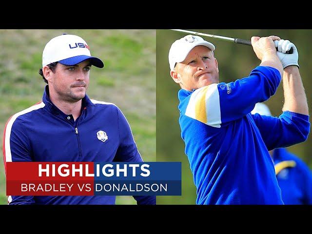 Jamie Donaldson vs Keegan Bradley | Extended Highlights | 2014 Ryder Cup