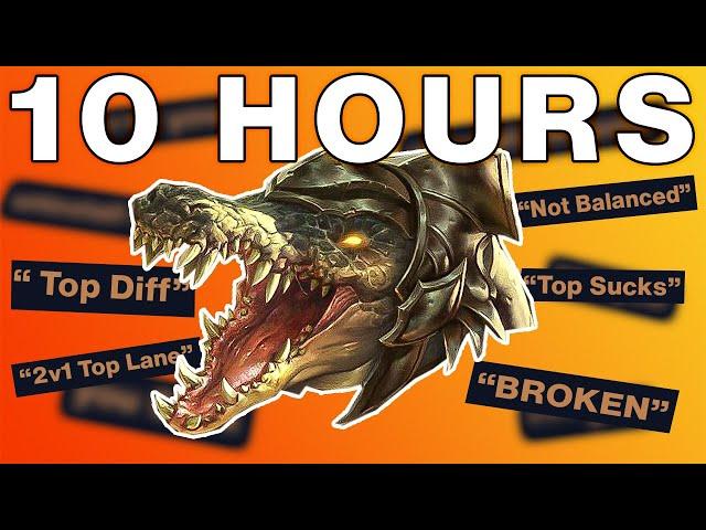 I Spent 10 HOURS Learning Renekton to Prove He's OP