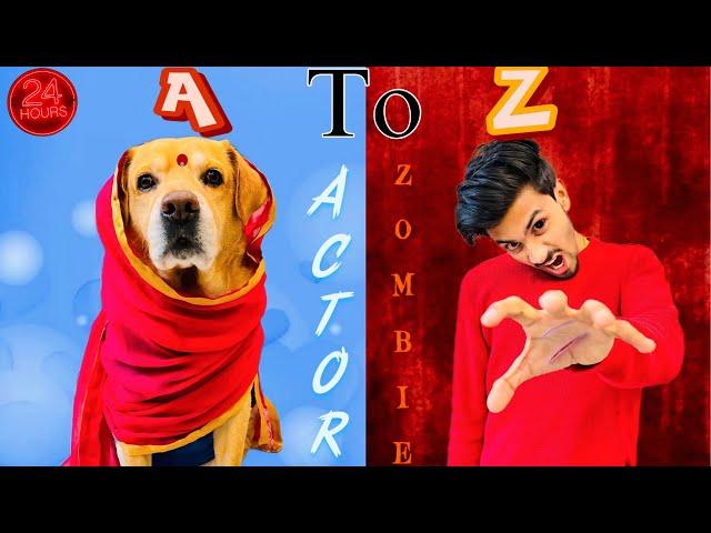 A TO Z CHALLENGE FOR 24 HOURS | Funniest Challenge | Anant Rastogi