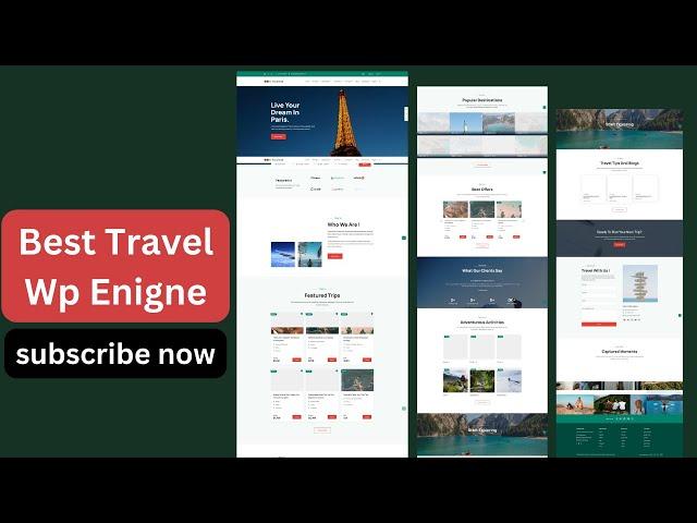 how to make travel booking wordpress website travel monster theme & wp travel engine plugin (part 1)