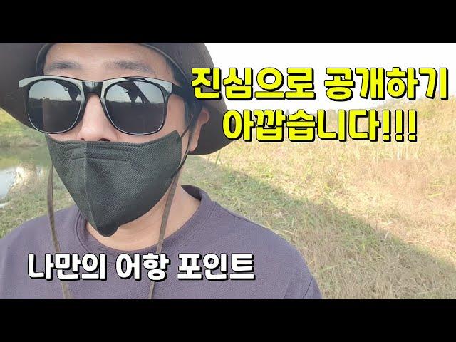 (주소공개) 나만의비밀 무료낚시터 어항포인트 공개