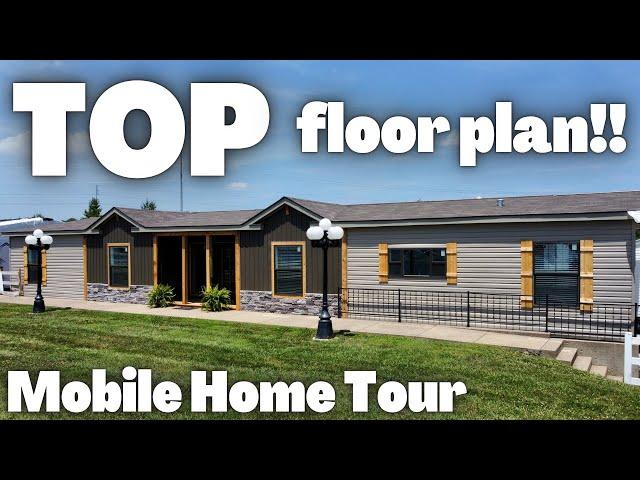 WOW, a TOP mobile home floor plan in the INDUSTRY! Prefab House Tour