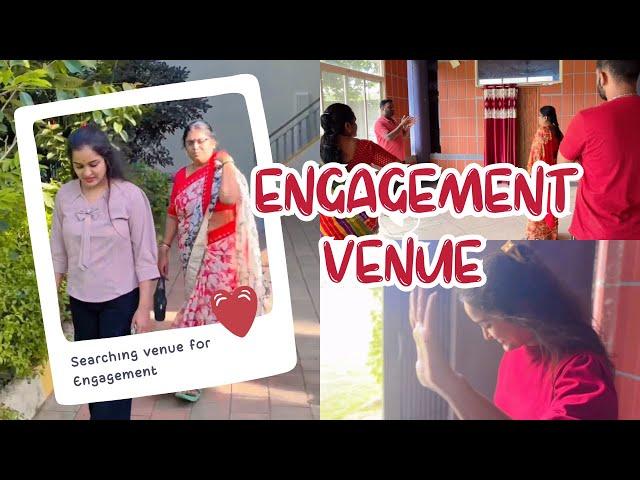 Engagement Venue Searching️‍️‍ #engagement #partyhall #vlogs