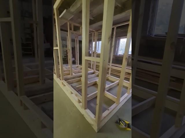 Let's build a small sauna #carpenter #woodworkingprojects #carpenterwork #sauna #bathhouse