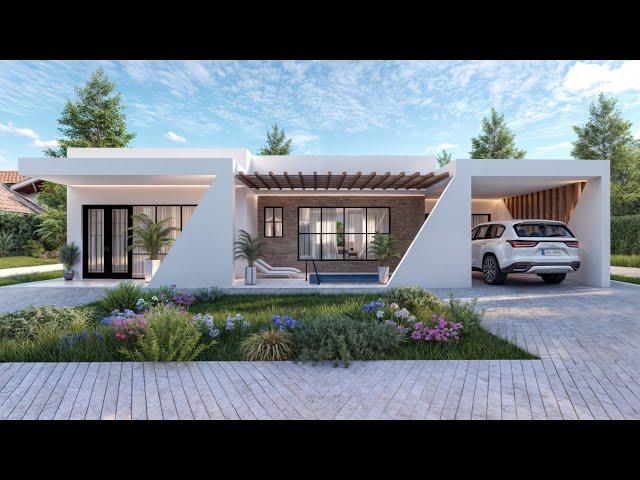 3 Bedroom House Design 208sqm 13mx16m