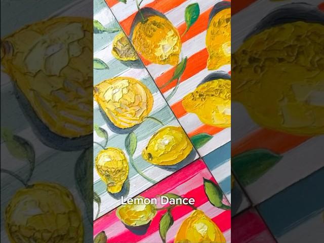 Colorful lemons  #oilpainting #artonyoutube #artforsale #etsyseller