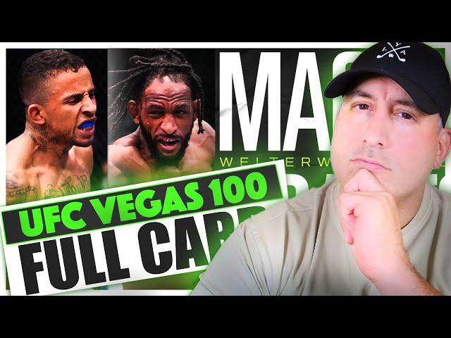 UFC Vegas 100: Magny vs. Prates FULL CARD Predictions and Bets