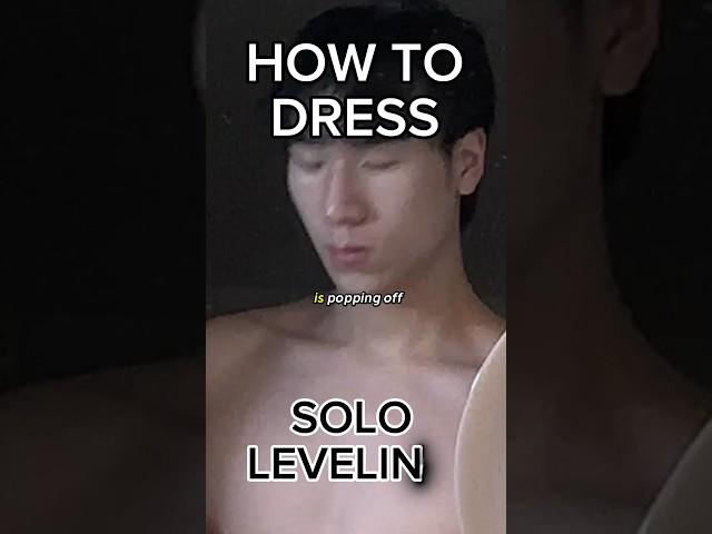 Sololeveling fashion (Sung Jin Woo) #sololeveling #fashion #aesthetic
