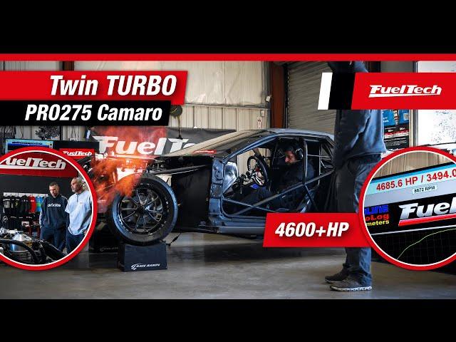 Twin Turbo PRO275 Camaro Makes Over 4600+WHP! | Lonnie Patrick