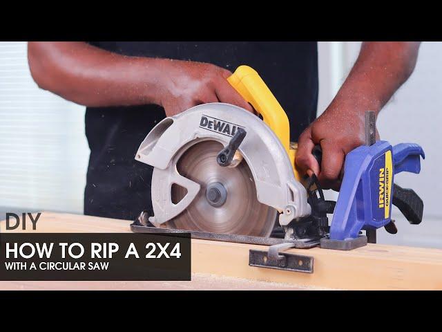 How to Rip a 2x4 with a Circular Saw