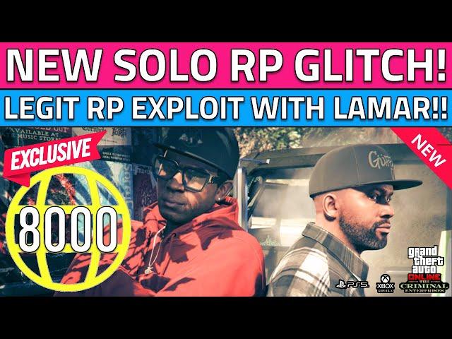 LAST CHANCE! RP Glitch GTA Online! NEW SOLO Massive Lamar GTA 5 RP Glitch (Legit RP Method)