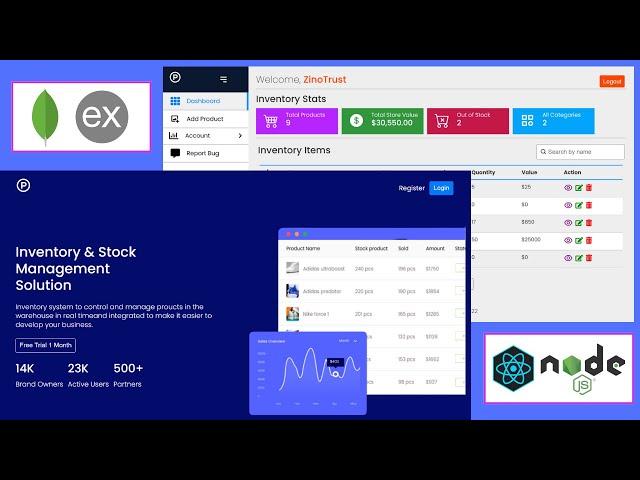 Advanced MERN Tutorial - Inventory Management App