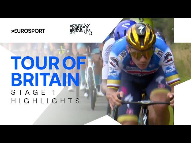 WELL DESERVED WIN!  | Tour of Britain Stage 1 Highlights | Eurosport Cycling