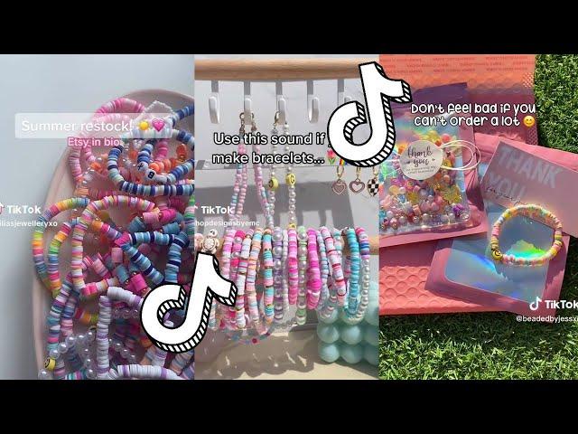  Clay Bead Bracelet Making  Small Business TikTok Compilation #76