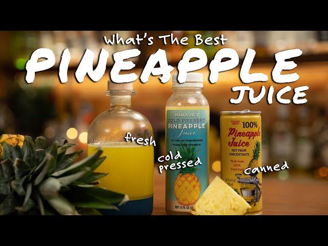 A CHEAP and easy way to juice your own pineapple