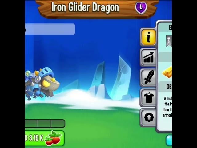 *HATCHING* NEW IRON GLIDER DRAGON | #dragoncity #shorts