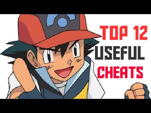 12 most useful cheats in Pokemon Ash Gray | Cheat Codes | Pokemon Ash gray