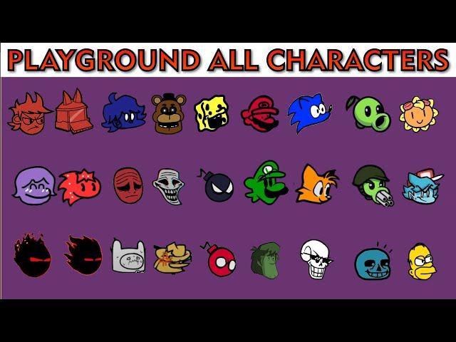 FNF Character Test | Gameplay VS My Playground | ALL Characters Test