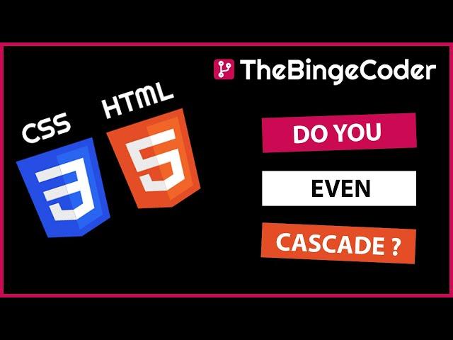 What is Cascading in CSS ? | Order Rule, Inheritance , Specificity | HTML/CSS/SASS Tutorial | #5