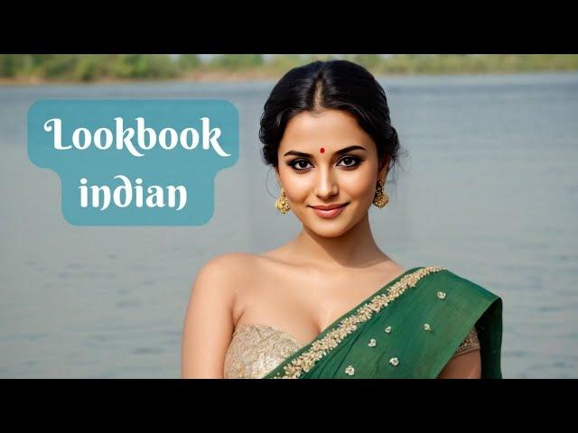 [4K] AI ART indian  Lookbook Model Al Art video - AI Saree